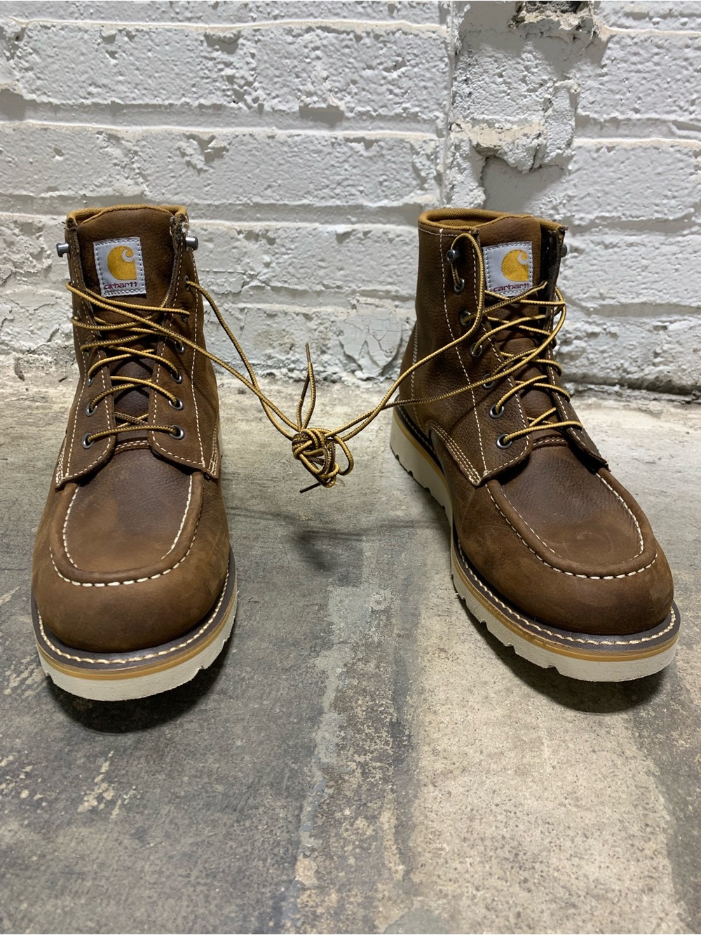 Carhartt Wedge Moc Boots CMW6095 Soft Toe Men's Size 12 M EU 46 UK 11 CM 30